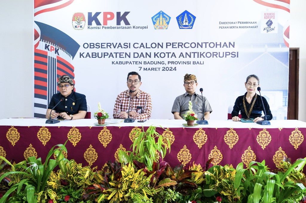 KPK Observasi Program Percontohan Kabupaten Antikorupsi di Badung
